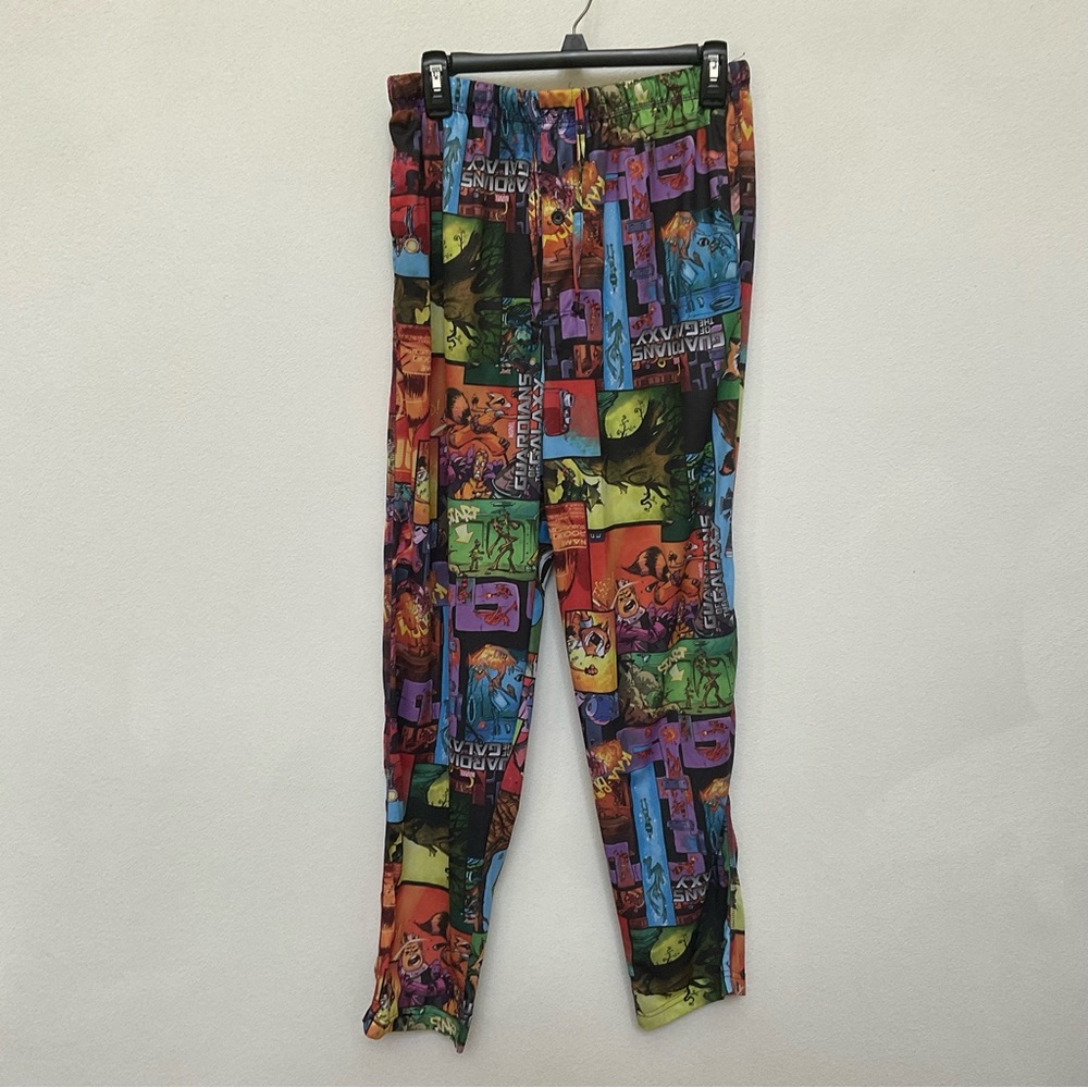 Marvel Guardians of the Galaxy Comic Book Print Pajama Pants Size Medium